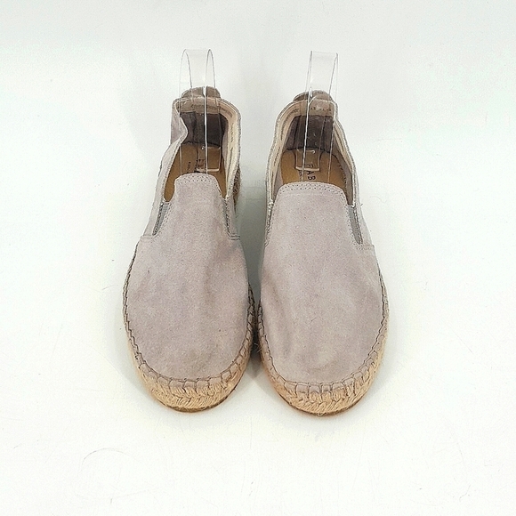 Fabiolas Espadrilles Soft Suede Loafers US Size 8 Light Gray Made in Spain EU 38 - Picture 6 of 10